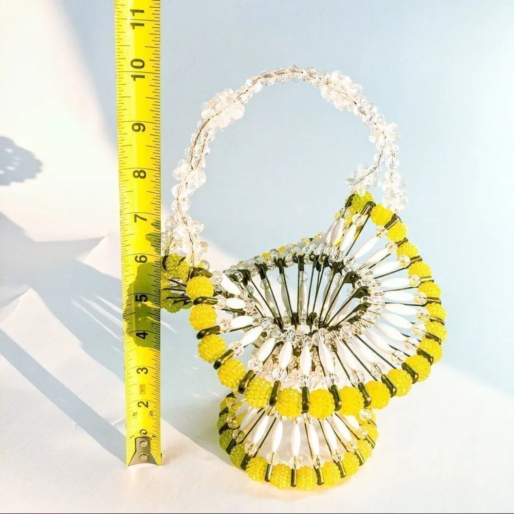 VTG MCM Safety Pin & Bead Basket